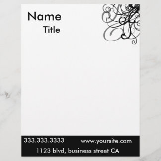 En-tête De Lettre Customisable en-têtes élégants