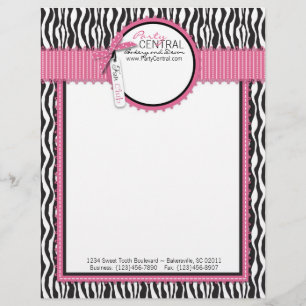 En-tête De Lettre Customisable FC chic d'en-tête de lettre de boutique