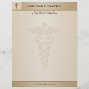 En-tête De Lettre Customisable Médecin Médicale Docteur en chef