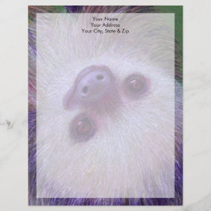 En-tête De Lettre Customisable Sloth