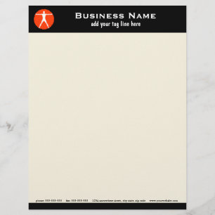 En-tête De Lettre Customisée Body Madness Gym Fitness Coach Letterhead