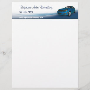 En-tête De Lettre Customisée Vendeur automobile