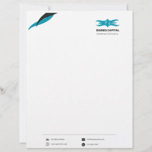 EN-TÊTE DE LETTRE D'AFFAIRES MINIMALISTE