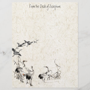 En-tête de lettre de la faune des terres humides d