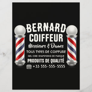 En-tête De Lettre Décoration de salon de coiffure