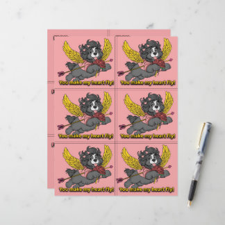 En-tête De Lettre Dog Puppy Classroom Valentine Sheets