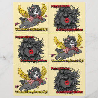 En-tête De Lettre Dog Puppy Classroom Valentine Sheets