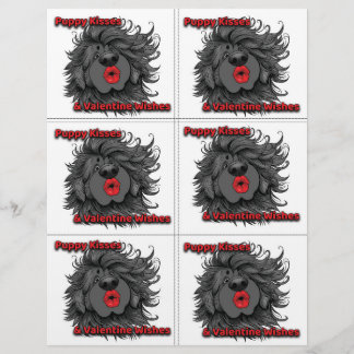 En-tête De Lettre Dog Puppy Classroom Valentine Sheets