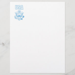 En-tête De Lettre emblème national des États-Unis
