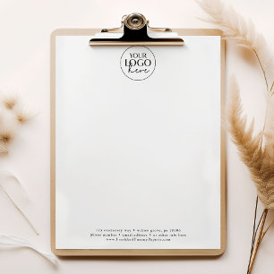 En-tête De Lettre EMELIA Simple Professional Business Logo Company