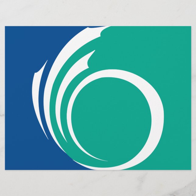 En-tête De Lettre En-tête avec drapeau d'Ottawa, Canada (Devant)