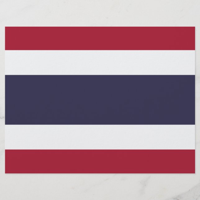 En-tête De Lettre En-tête avec le drapeau de la Thaïlande (Devant)