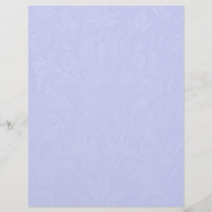 En-tête De Lettre En-tête bleu Damas
