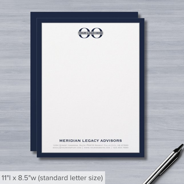 En-tête De Lettre En-tête du logo personnalisé (Créateur téléchargé)