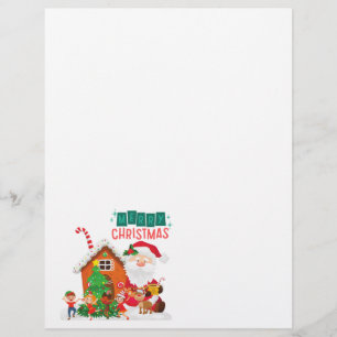 En-tête De Lettre En-tête du Père Noël