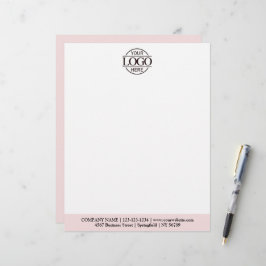 En-tête De Lettre Entreprise Moderne de Personnalisation de Logo d'E