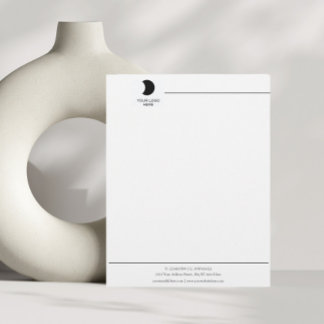 En-tête De Lettre Entreprise personnalisée moderne avec logo