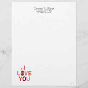 En-tête De Lettre Eric Carle   Caterpillar I Love You
