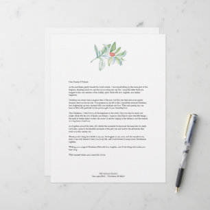 En-tête De Lettre Festive Joyeux Noël Lettres Modèle