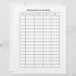En-tête De Lettre Feuille de calcul de planification budgétaire