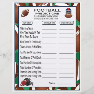 En-tête De Lettre Football Prédictions Football Party Jeu pour enfan