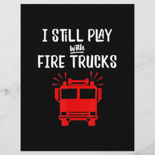 En-tête De Lettre Funny Firefighter   Je Joue Toujours Avec Des Cami