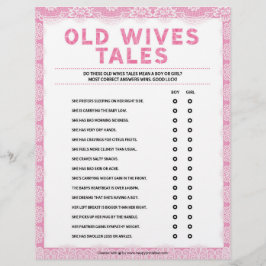 En-tête De Lettre Histoires de vieilles femmes [dentelle de luxe [ro