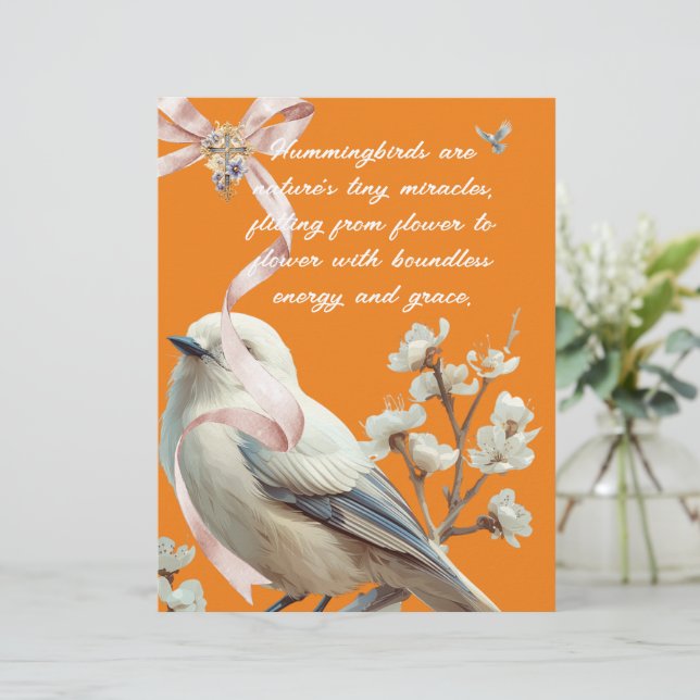 EN-TÊTE DE LETTRE HUMMINGBIRD (Debout devant)