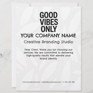 En-tête De Lettre Letterhead Business Company Custom Stationery