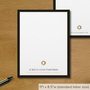 En-tête De Lettre Logo d'affaires moderne de luxe