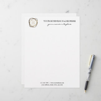 En-tête De Lettre Logo d'entreprise personnalisé élégant moderne noi