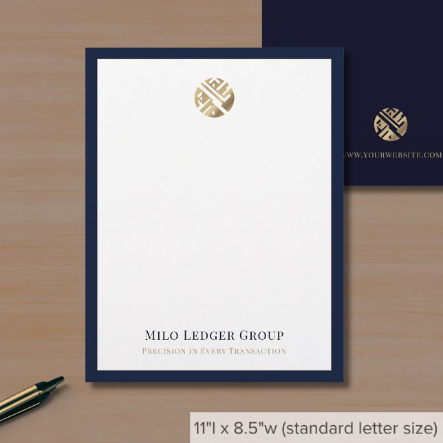 En-tête De Lettre Logo personnalisé d'entreprise moderne (Créateur téléchargé)