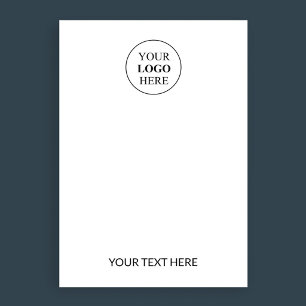 En-tête De Lettre Logo Promotionnel Personnalisé