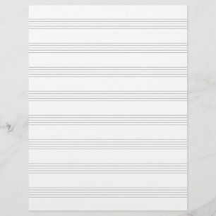 En-tête De Lettre Manuscript Paper Music Stades Compositeur Composit