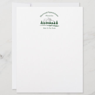 En-tête De Lettre Ministères Sherwood Eq.