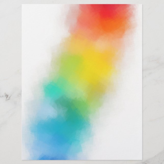 En-tête De Lettre Modèle blanc personnalisé Art Abstrait moderne col (Devant)