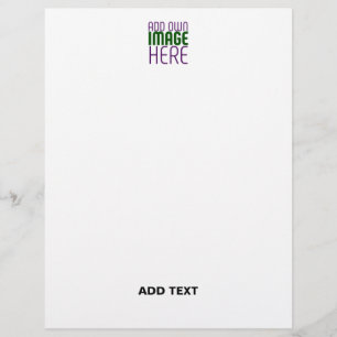 EN-TÊTE DE LETTRE MODÈLE DE TEXTE D'IMAGE BLANCHE SIMPLE MODERNE