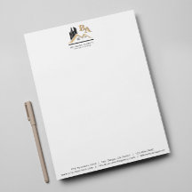 Moderne Ajoutez Votre Propre Logo Professionnel Or