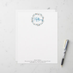 En-tête De Lettre Monogramme - lettre B, en-tête personnalisé