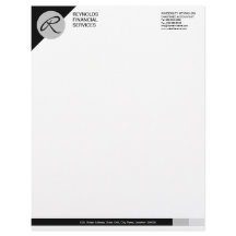 Monogramme professionnel noir gris entreprise