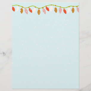 En-tête De Lettre Noël rétro