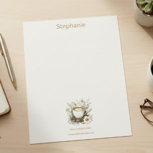 En-tête De Lettre Nom personnalisé, identifiant de réseau social et