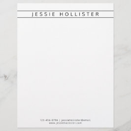 En-tête De Lettre Nom professionnel et informations