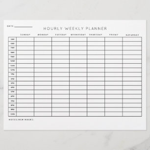 En-tête De Lettre Organisation horaire hebdomadaire de planification