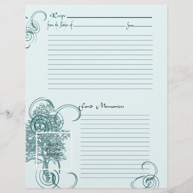 En-tête De Lettre Page Mémoire et recette (Devant)