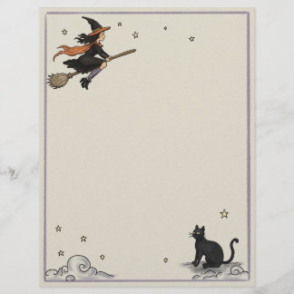 En-tête De Lettre Papier à lettres Enchanted Flight non ligné 8,5" x