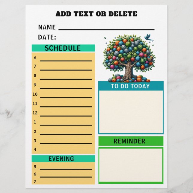 En-tête De Lettre Papier de planification (Devant)