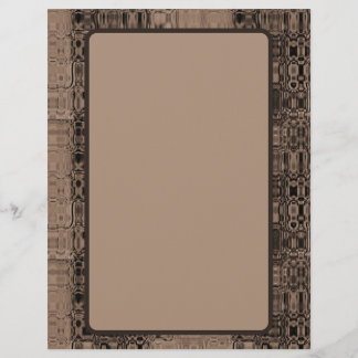 En-tête De Lettre Papier d'enveloppement de verre MVB Sepia-Faux