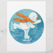 Patinage sur glace Snowman