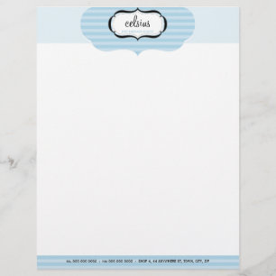 EN-TÊTE DE LETTRE PERSONNALISÉ : : boutique chic 3